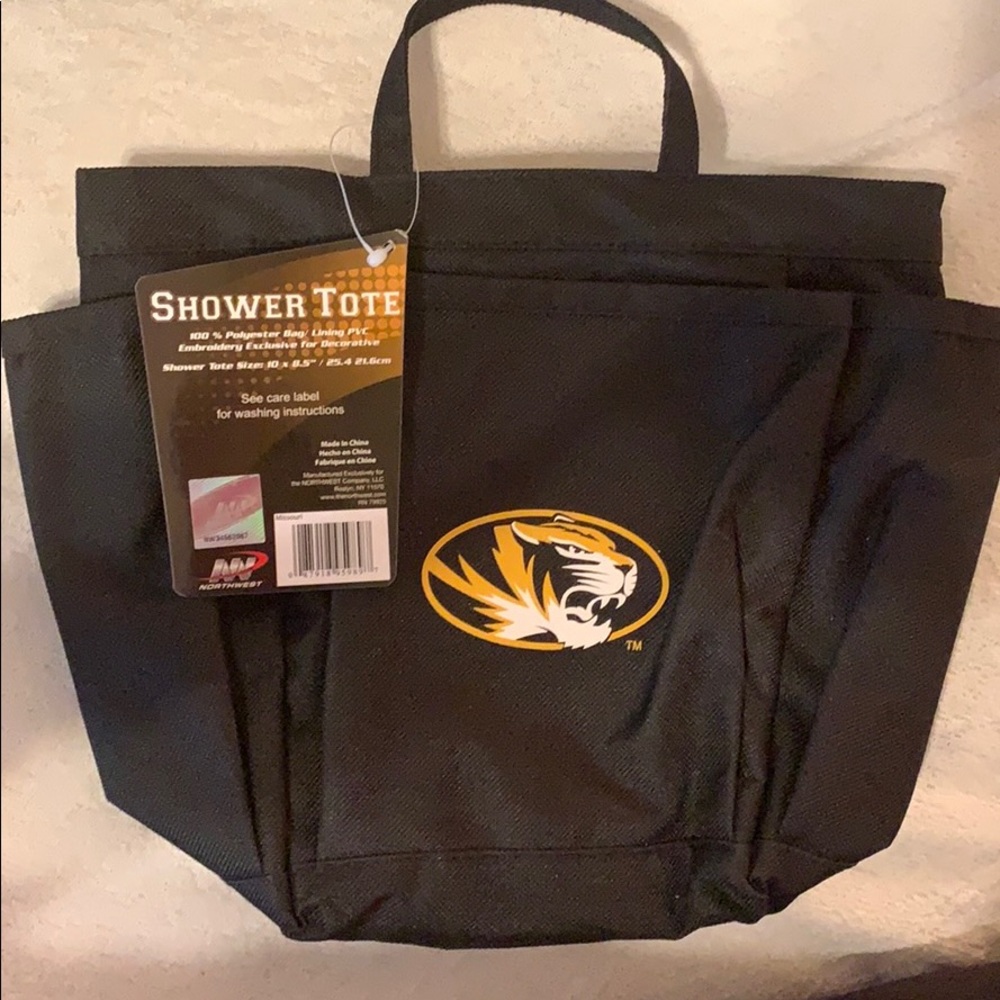 Mizzou Shower Tote NWT